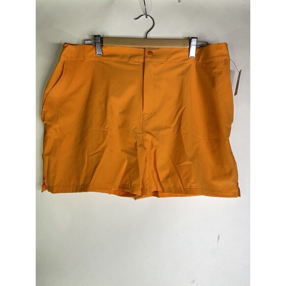 2XIST Ibiza Mens XL Sun Orange Swim Shorts Trunks Swimwear Bottoms Pockets Lined - Picture 1 of 11